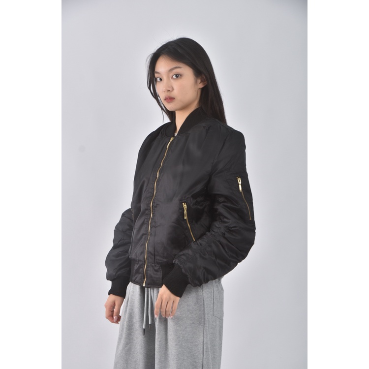 (L) the style box飛行黑色外套二手衣, , large