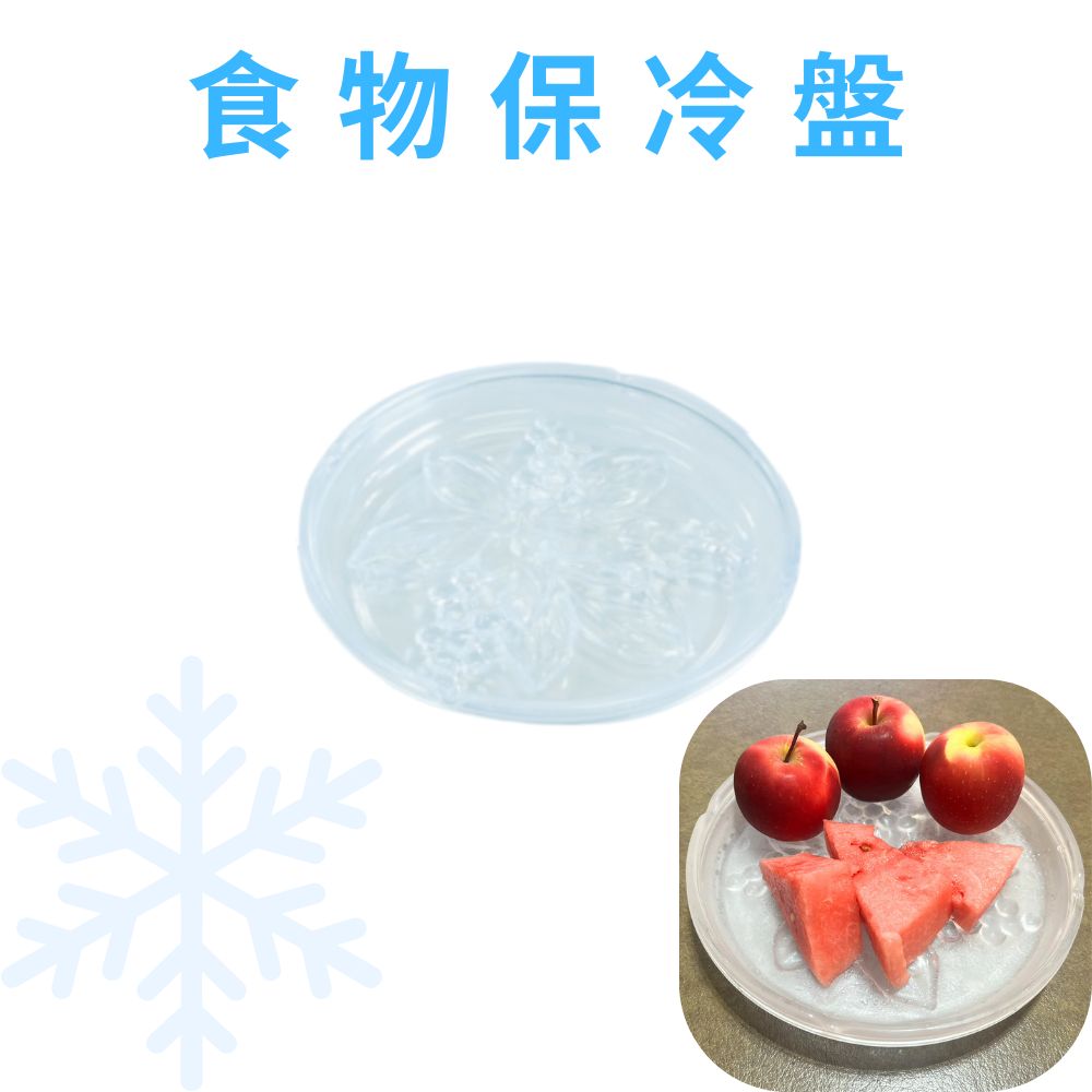 金德恩  GS MALL 台灣製造 食物保冷盤 保冰盤 水果冰盤 沙拉冰盤 食物冰盤 保鮮冰盤 冰盤 創意冰盤 刺身盤 冷凍保冰盤