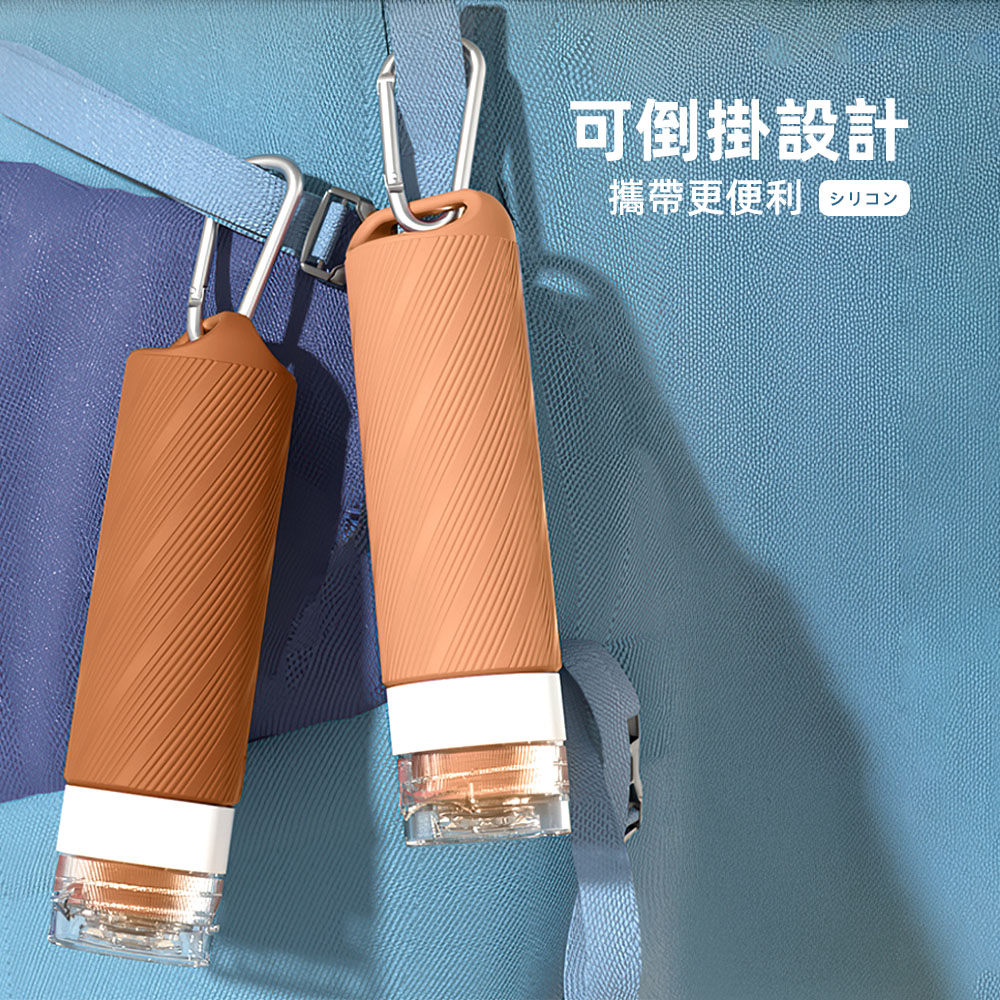 【上手家居】可倒掛矽膠乳液分裝瓶 4入組-大地色(旅行分裝瓶/擠壓瓶/軟管分裝瓶/旅行分裝袋/矽膠分裝瓶), , large