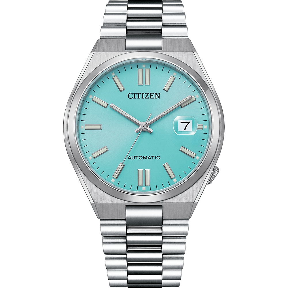 CITIZEN 星辰 晴空藍 青春撞色機械錶 NJ0151-88M