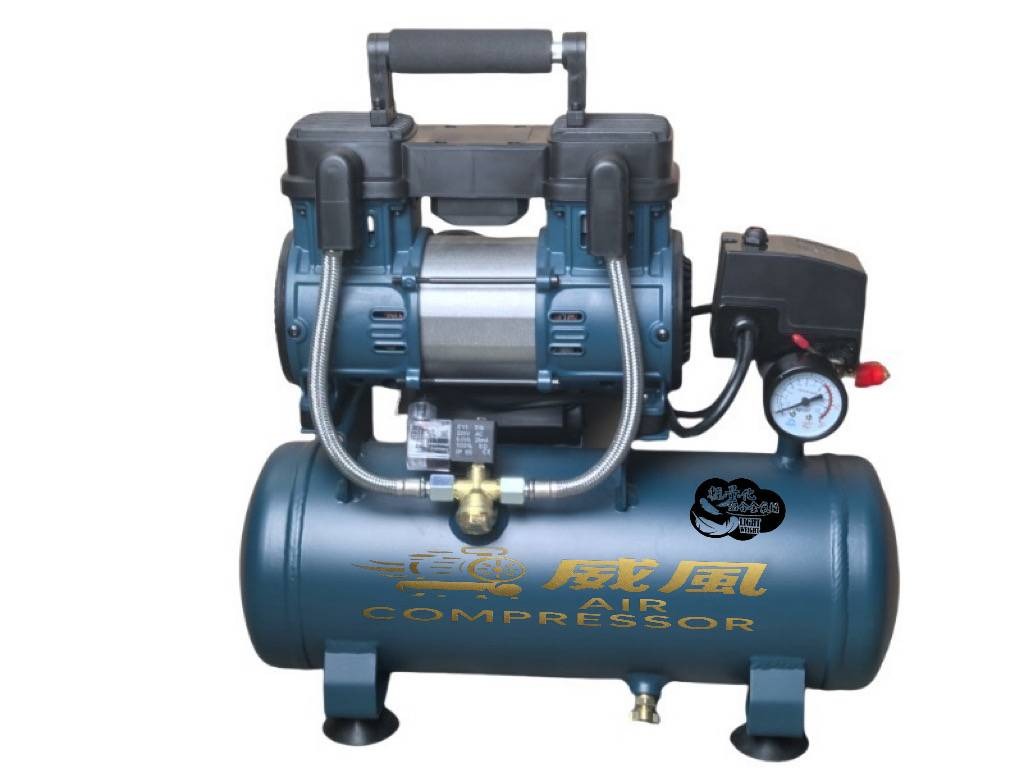 WIN五金 台灣品牌 威風牌 無油 無碳刷 <WA-3525A鐵桶25L>鐵桶式空壓機 110V 純銅馬達 無油空壓機 快速打氣機 打氣機 快速空壓機, , large
