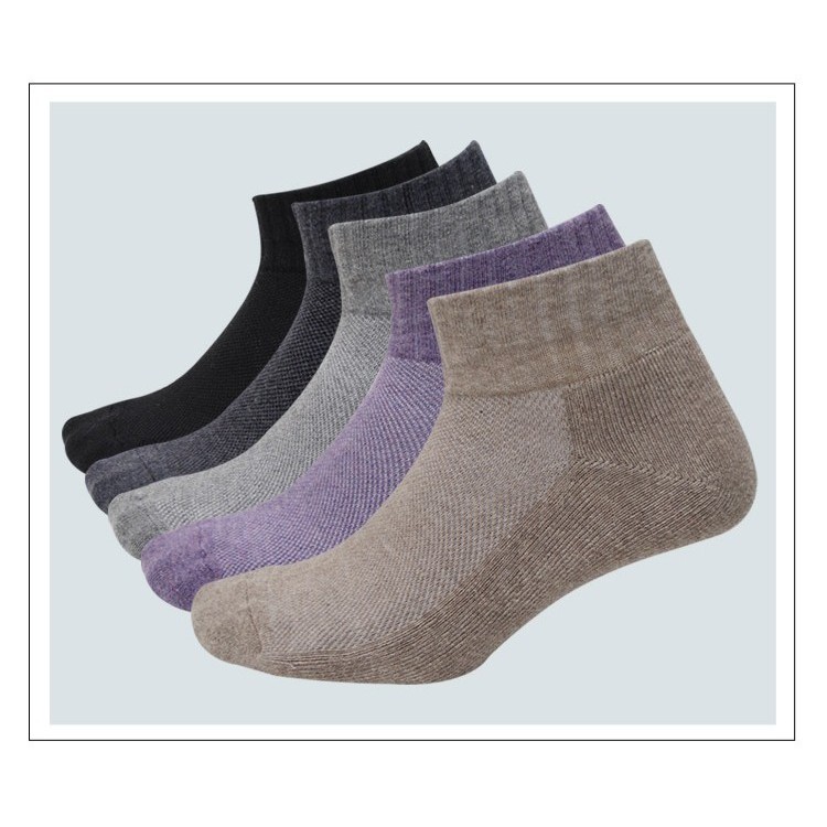 【D&G】抑菌除臭1/4毛巾底襪<深麻灰,22-26cm>D393 男女適用 短襪 襪子, , large