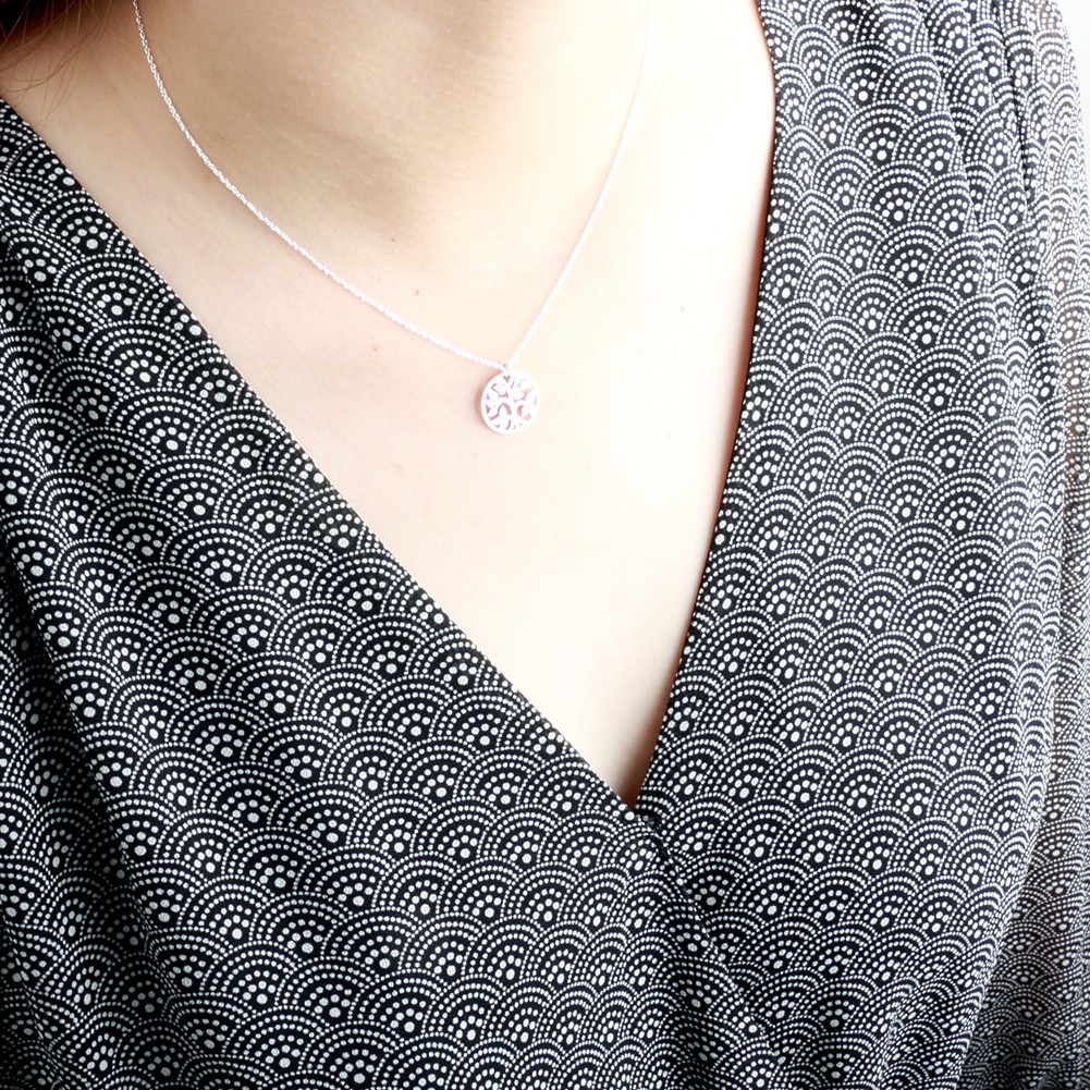 【Angel & Me】Tree of Life s925 sterling silver necklace Birthday gift, , large