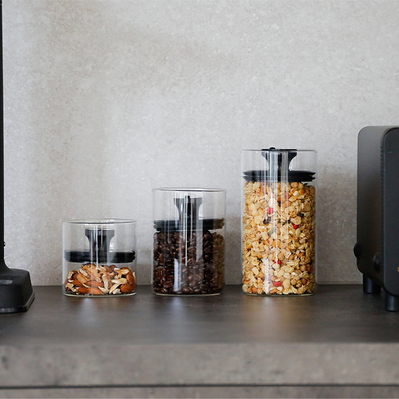 HEAT-RESISTANT GLASS CANISTER , , large