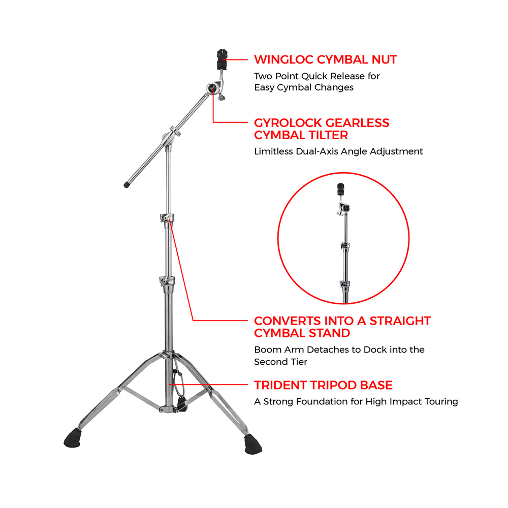 Pearl B-1030 斜鈸架【敦煌樂器】, , large