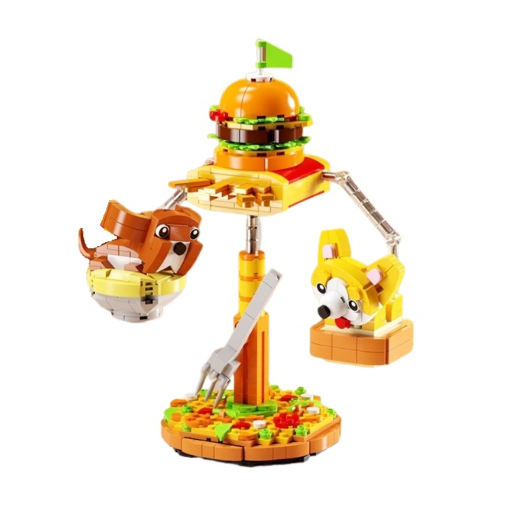  [Brick Republic]QIZHILE 93004 Carb Heaven Balance Blocks (Educational Building Blocks)