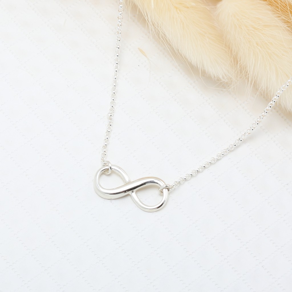 【Angel & Me】Love infinity s925 sterling silver necklace Birthday gift