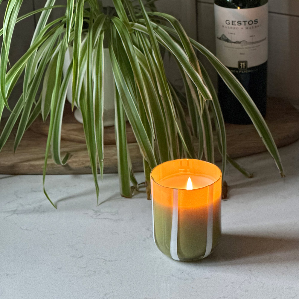 【英國 MÆGEN】Atina 玻璃杯蠟燭-橄欖 & 檸檬, , large