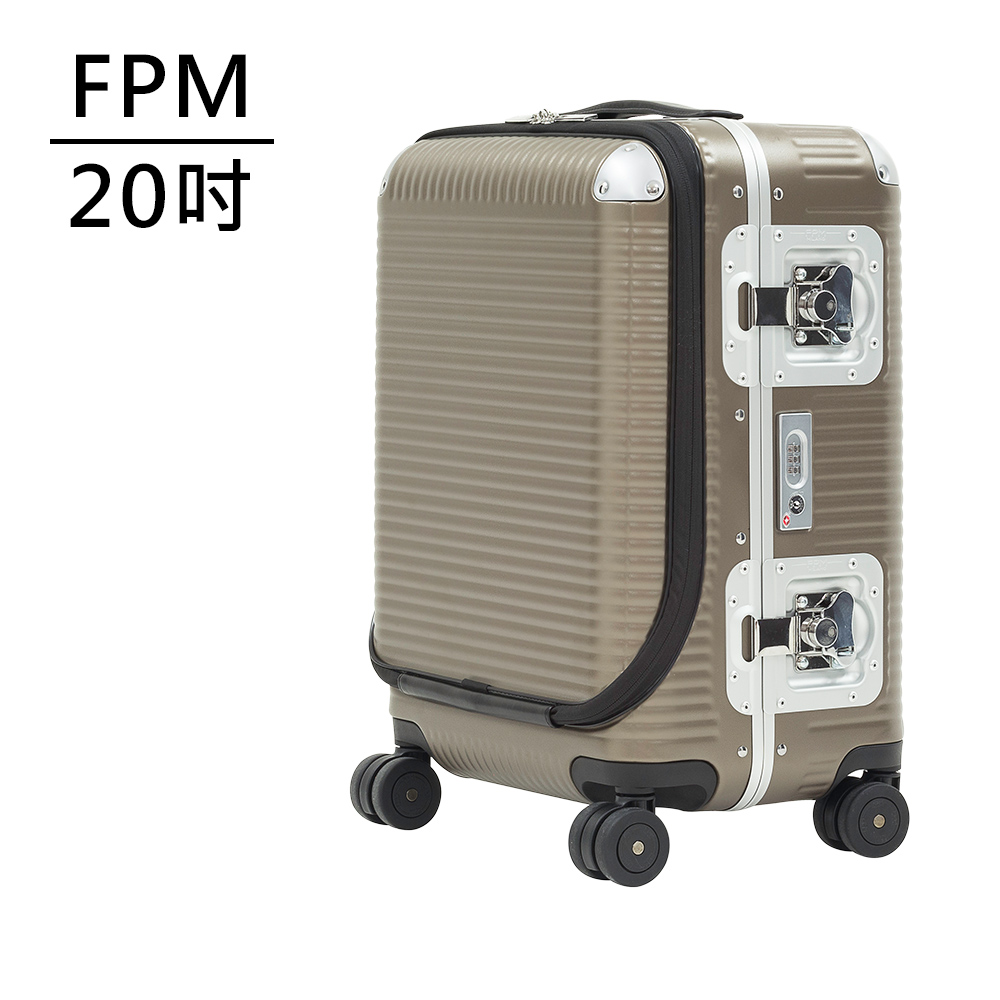 FPM BANK LIGHT Almond系列 20吋商務登機箱 摩登金 -平輸品(A1925301722), , large