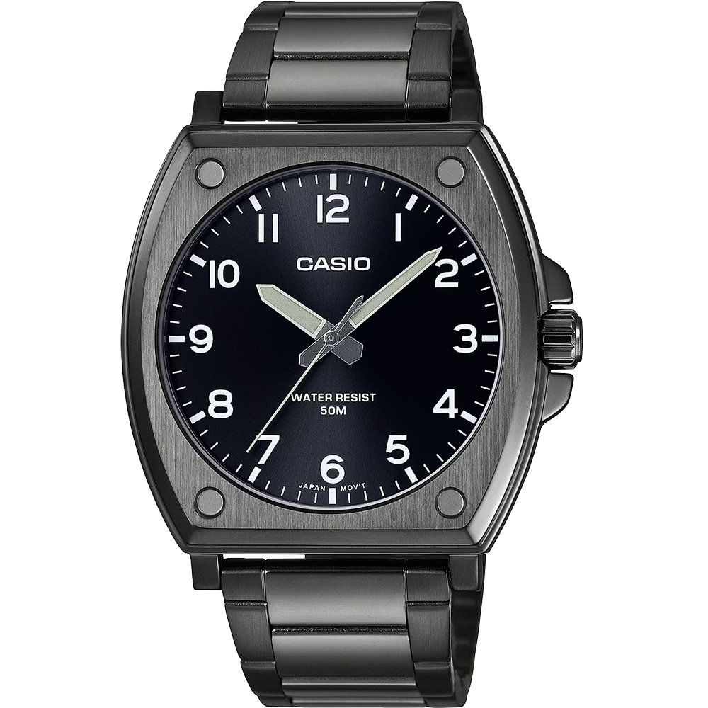 CASIO 卡西歐 工業風指針手錶 MTP-E730B-1AV, , large