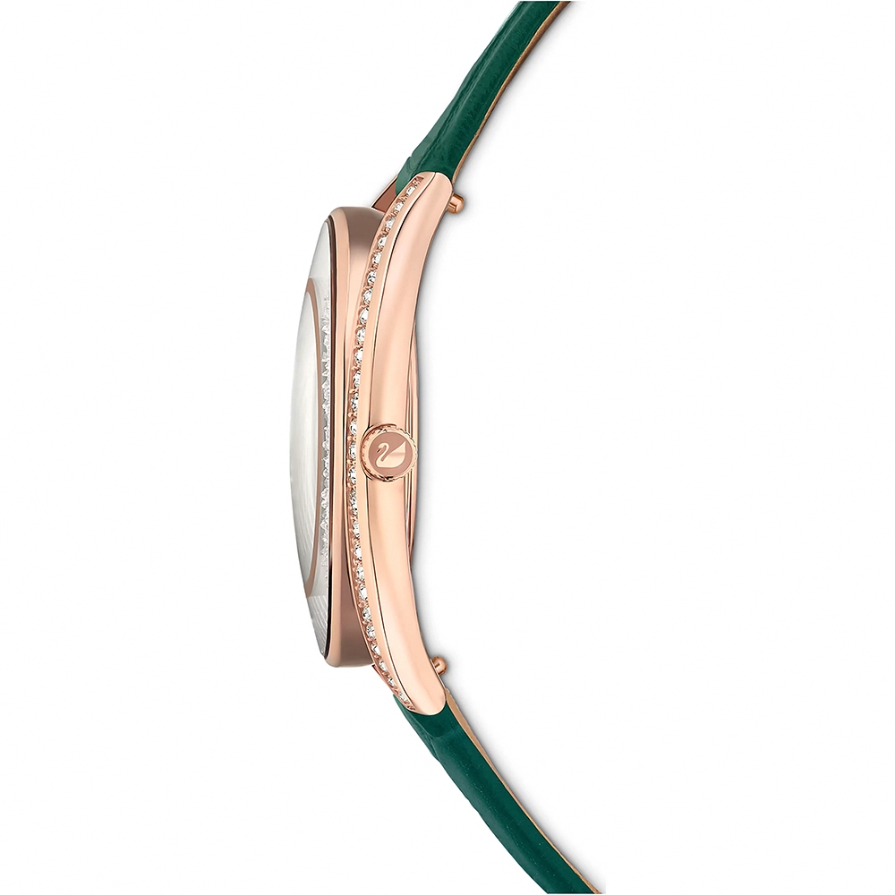 SWAROVSKI 施華洛世奇 送禮 Crystalline Aura 奢華水晶女錶 手錶-35.5mm 5644078, , large