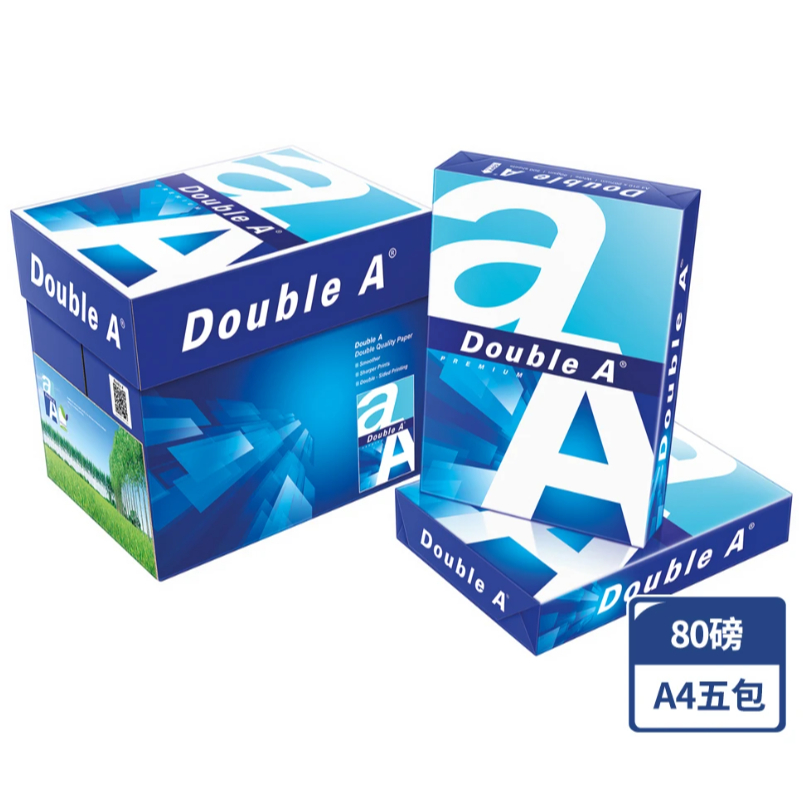 Double A Multi-Purpose A4 80lb Copy Paper (5 packs) (Laser, Copying, Fax, Inkjet), , large