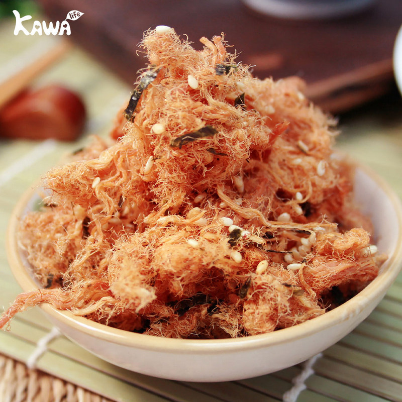kawa 1 can of seaweed pork floss, , large