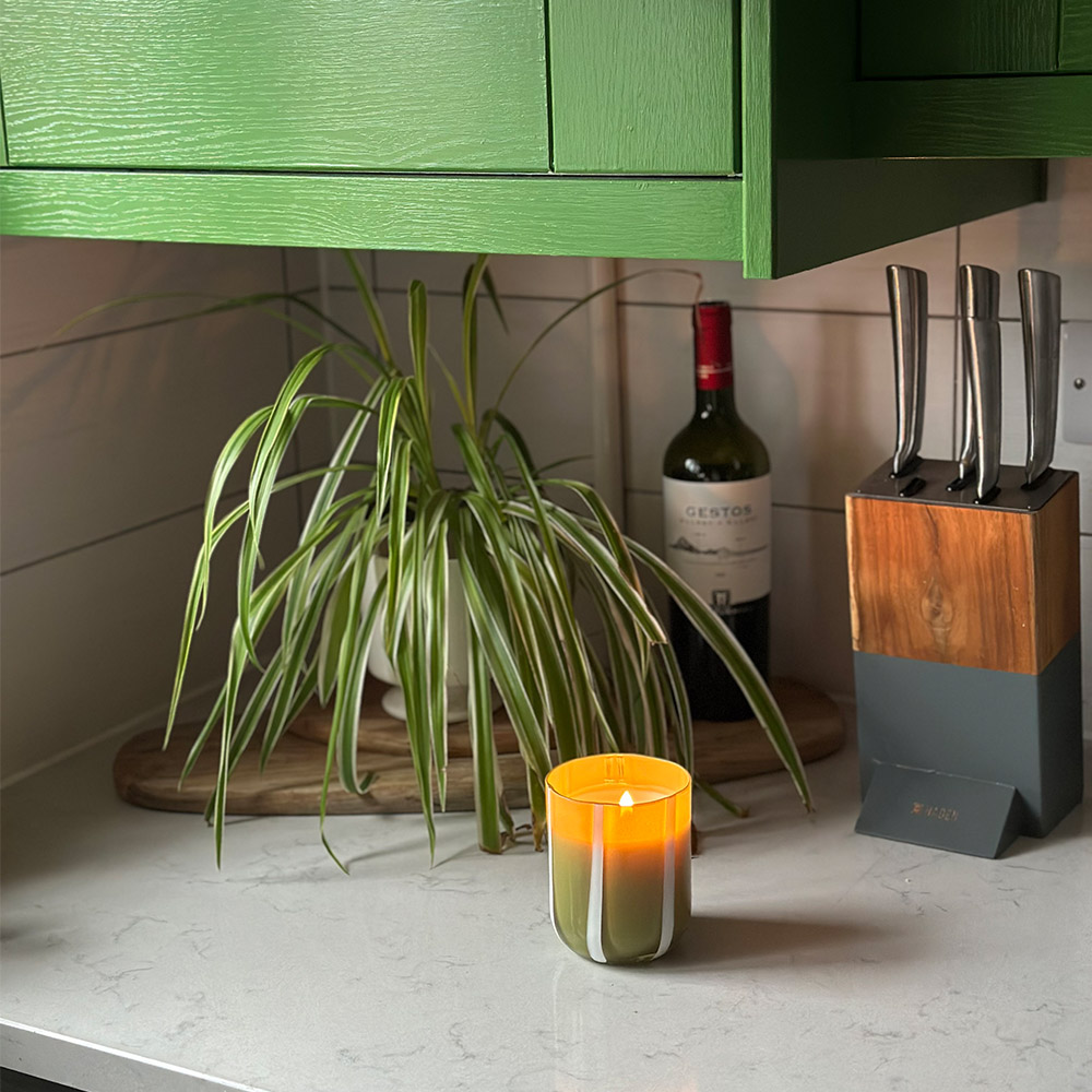 【英國 MÆGEN】Atina 玻璃杯蠟燭-橄欖 & 檸檬, , large