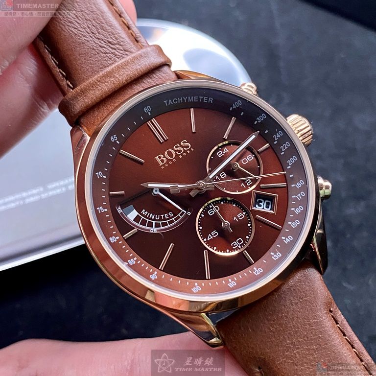 [TIMEMASTER] BOSS watch, 42mm, HB1513605, , large