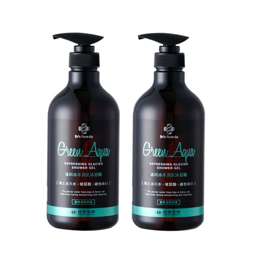 【Dr's Formula台塑生醫】冰川水丰潤肌沐浴精-碧泉清新香氛 800g 2入組 公司貨, , large
