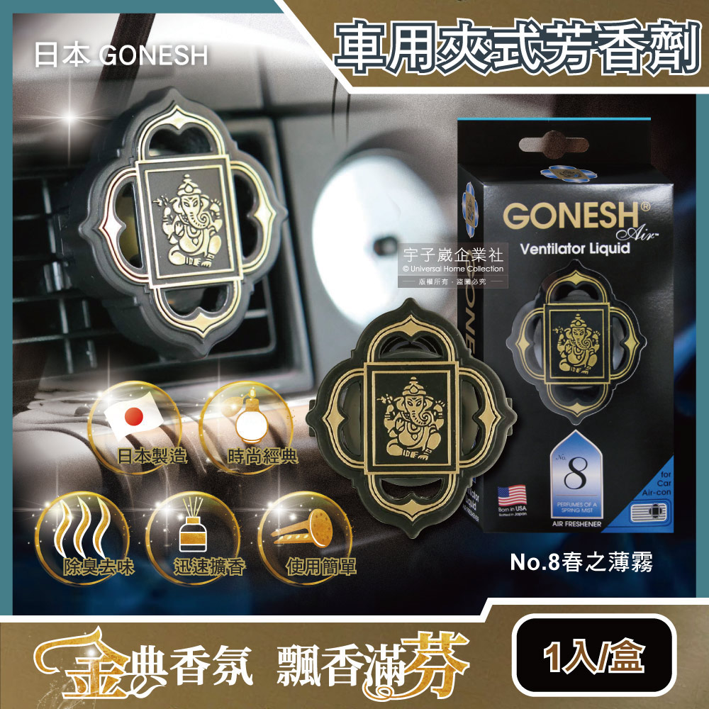GONESH  Car AC Perfume 2.6ml No.8, , large