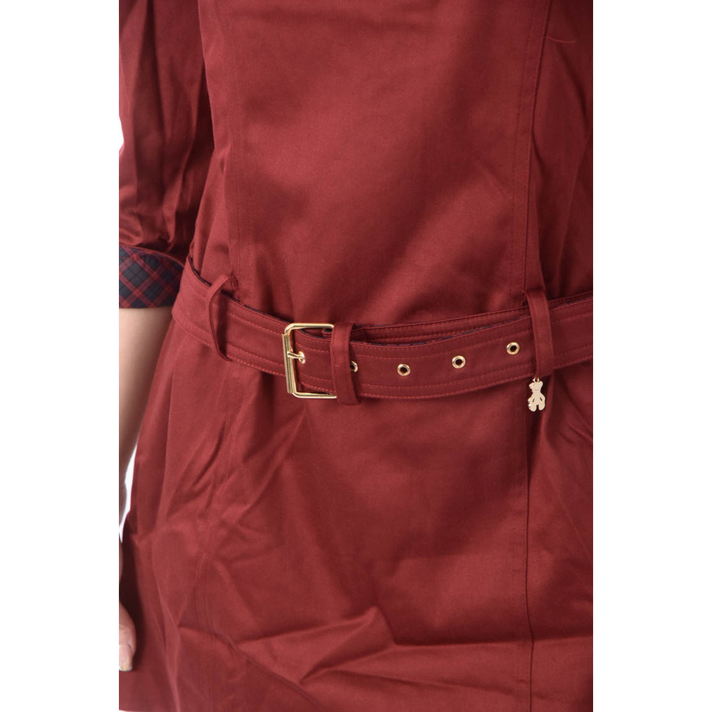 (S) knights bridge學院風紅色洋裝二手衣, , large