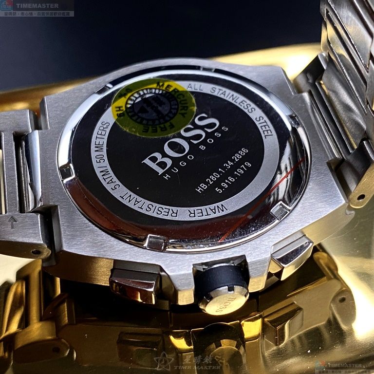 [TIMEMASTER] BOSS watch, 46mm, HB1513360, , large