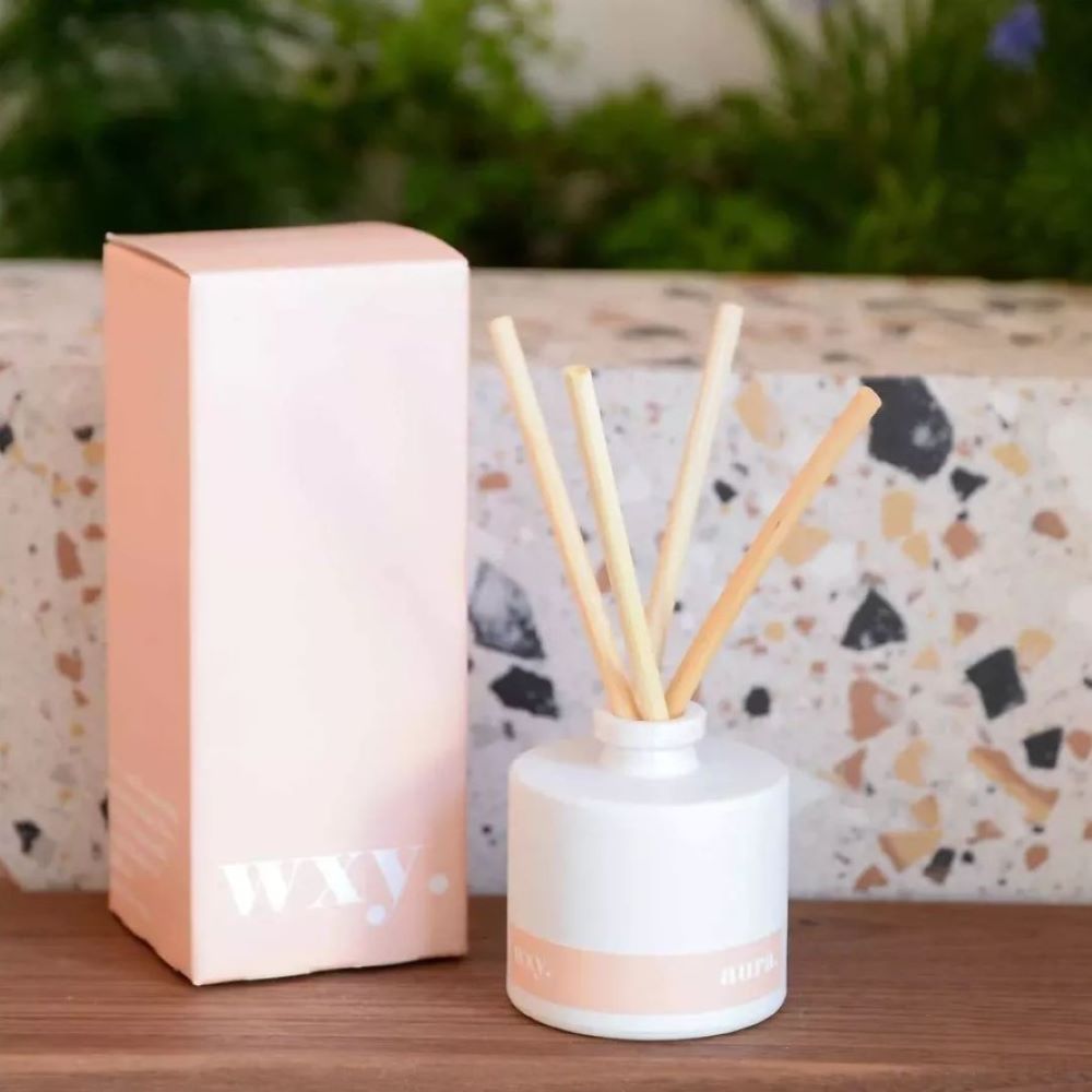 wxy CLASSIC DIFFUSER- aura.White Woods + Amber Down, , large