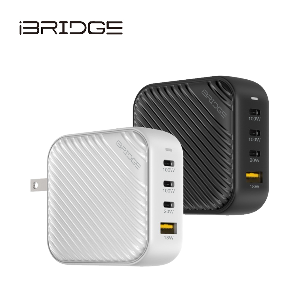 iBRIDGE GaN 100W極速電源供應器-黑, , large