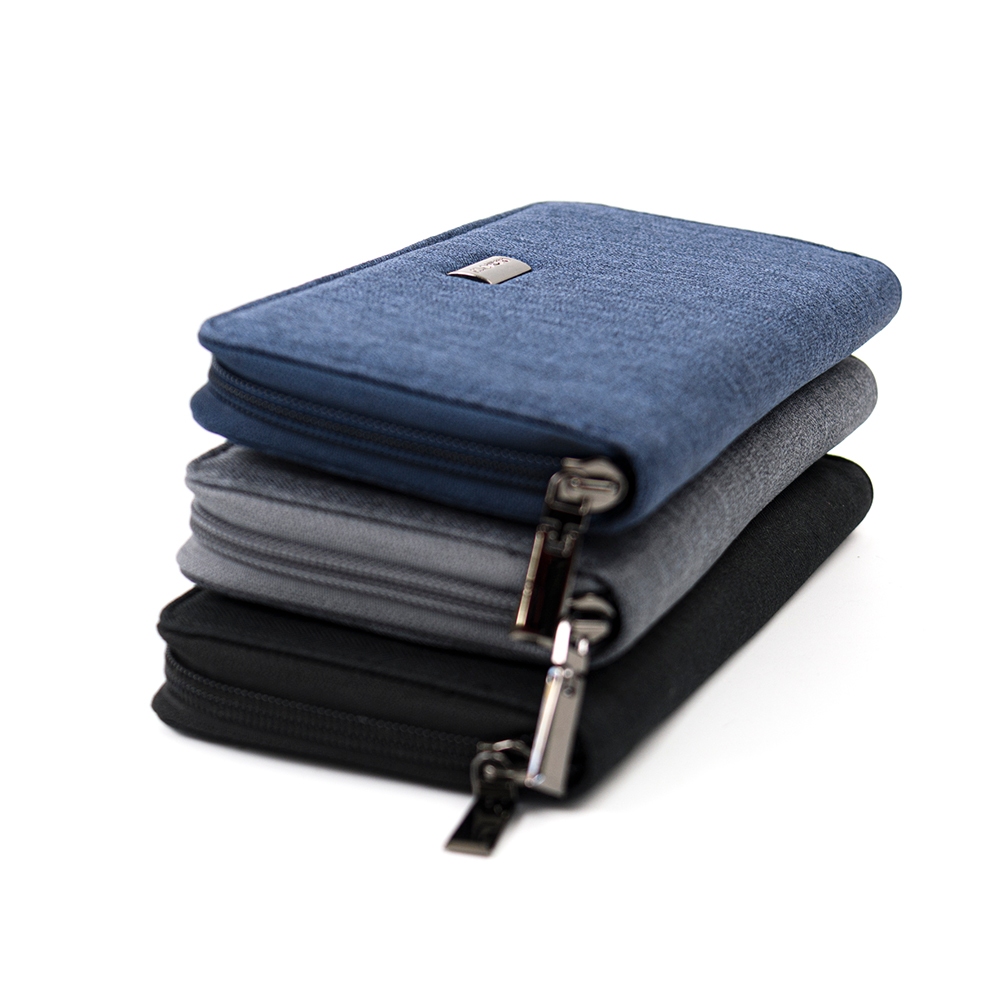 【MQ】Yamagata Fine Herringbone Zipper Long Clip, , large