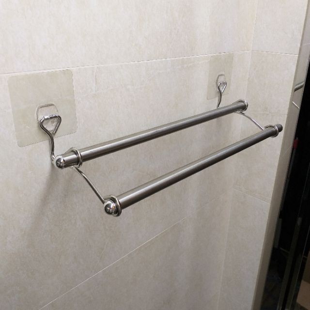 [Beargood sticker] 50cm Double Towel Bar (304 Stainless Steel), , large