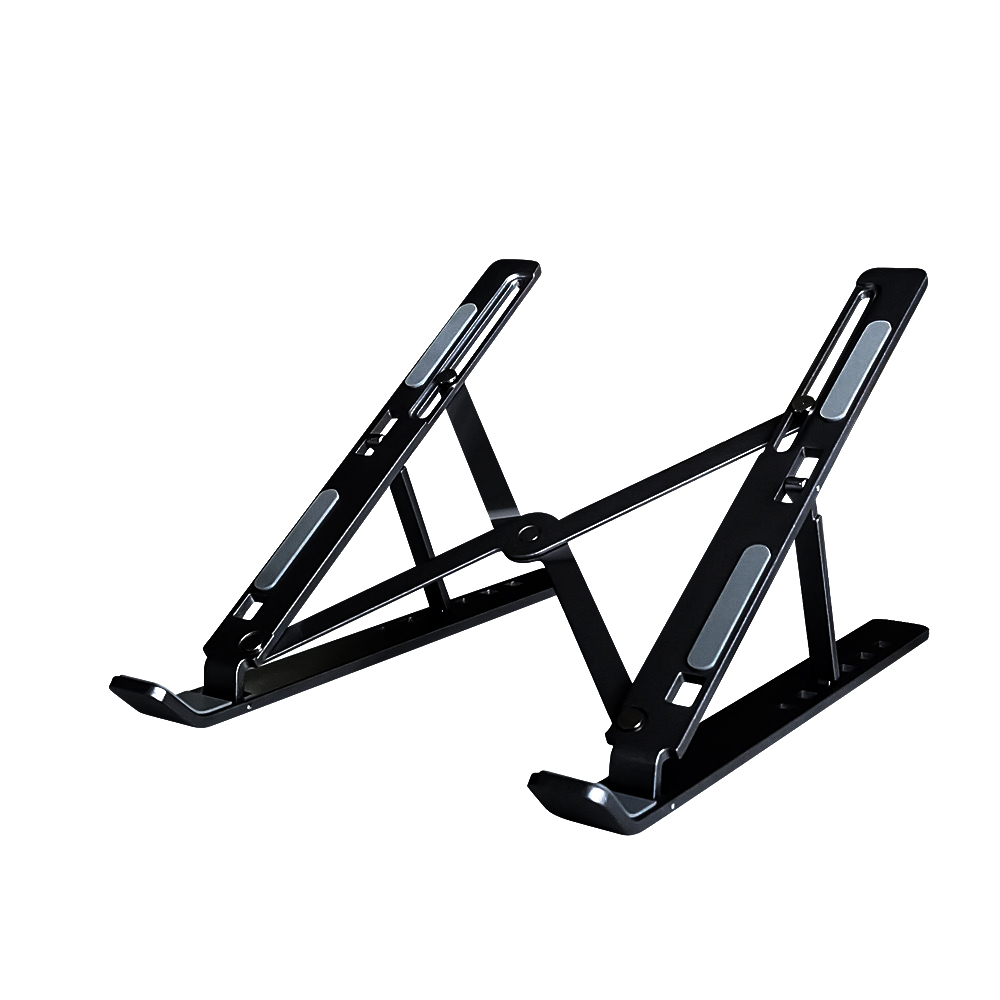 [拜爾家居] 鋁合金筆電支架 台灣現貨 筆電架 筆電支架 折疊式電腦架 散熱器 散熱架 電腦架 (免運), , large