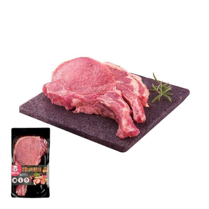 冷凍調味戰斧豬排250g, , large