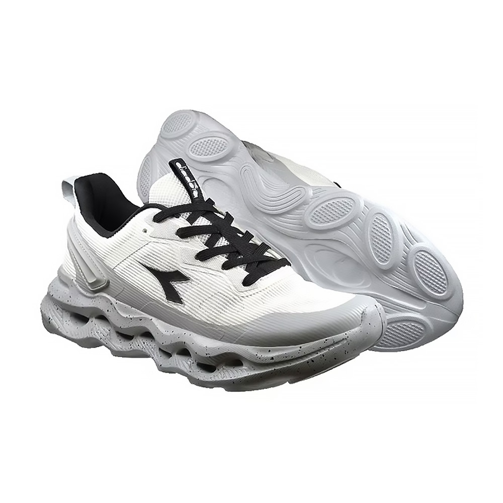 DIADORA迪亞多那 輕量時尚運動鞋 男運動鞋 男鞋 寬楦 透氣 彈性 吸震 緩衝 反彈 足弓支撐 氣墊鞋墊 白灰 黑, , large