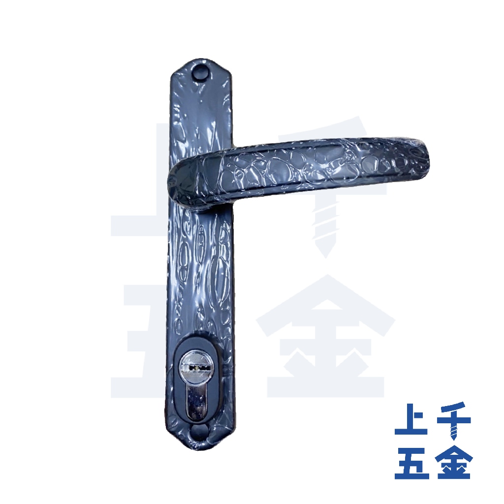 守門員 902 通風門鎖 門鎖 二片式 銀色 黑色 房間鎖 連體鎖 三合一 裝置距離30mm 適用門厚36-44mm, , large