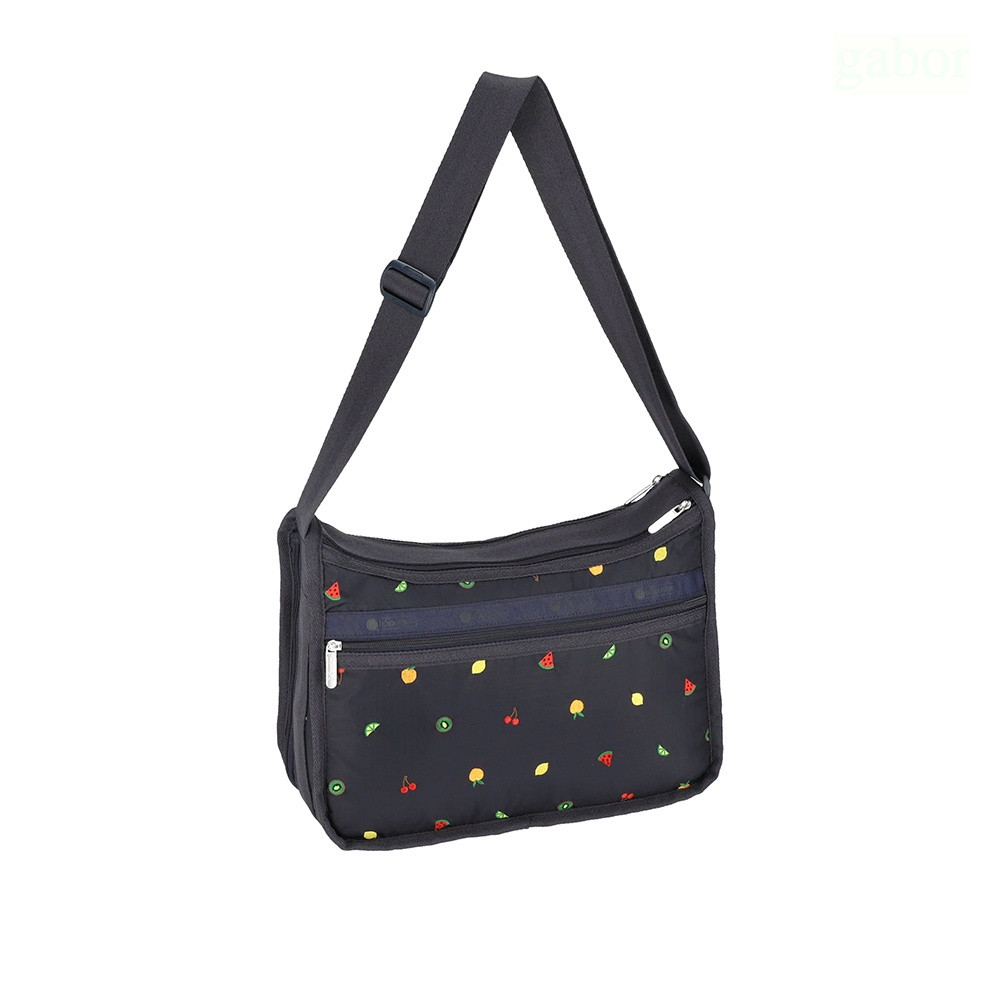 LeSportsac Deluxe Everyday Bag 奢華斜背包 -鮮果彩繡, , large