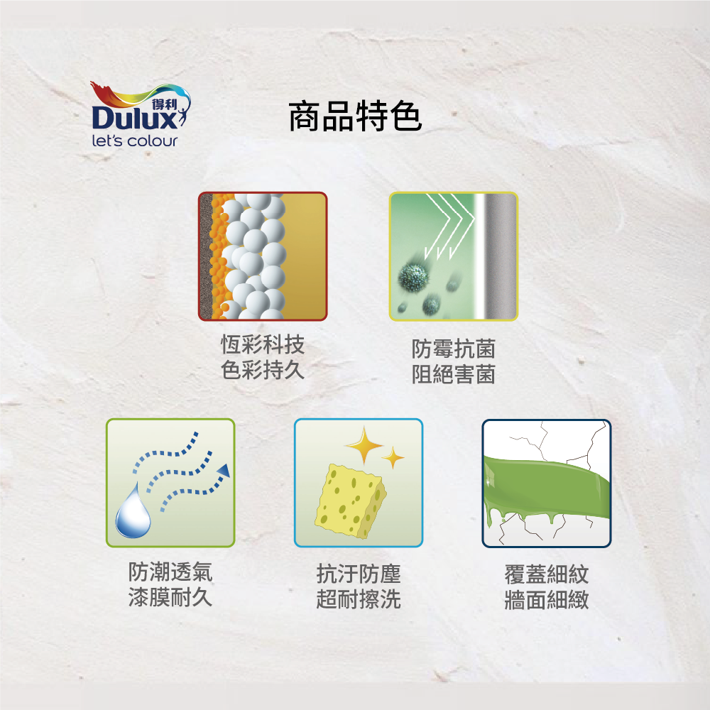 〔得利〕得利991K竹炭健康居乳膠漆52302大地褐, , large