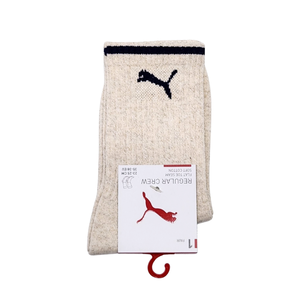 [秉宸] PUMA Fashion素色跳豹半統襪 3入 膚色 BB124806, , large