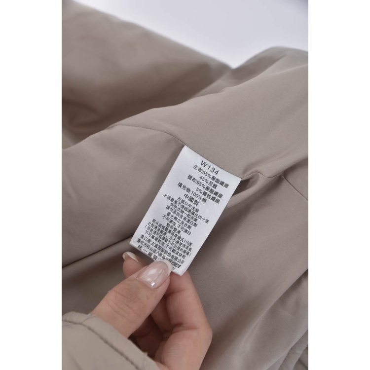 (XL) net印紋棕色外套二手衣, , large