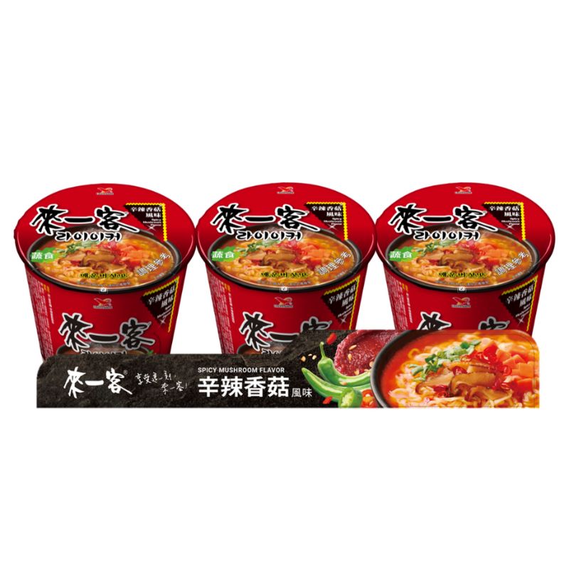 Spicy Mushroon Flavor Instant Noodles, , large