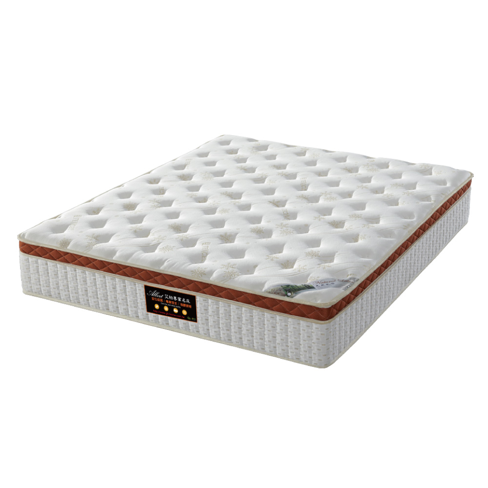 【文創集】3D天絲抗菌乳膠護框獨立筒床墊-5尺雙人, , large