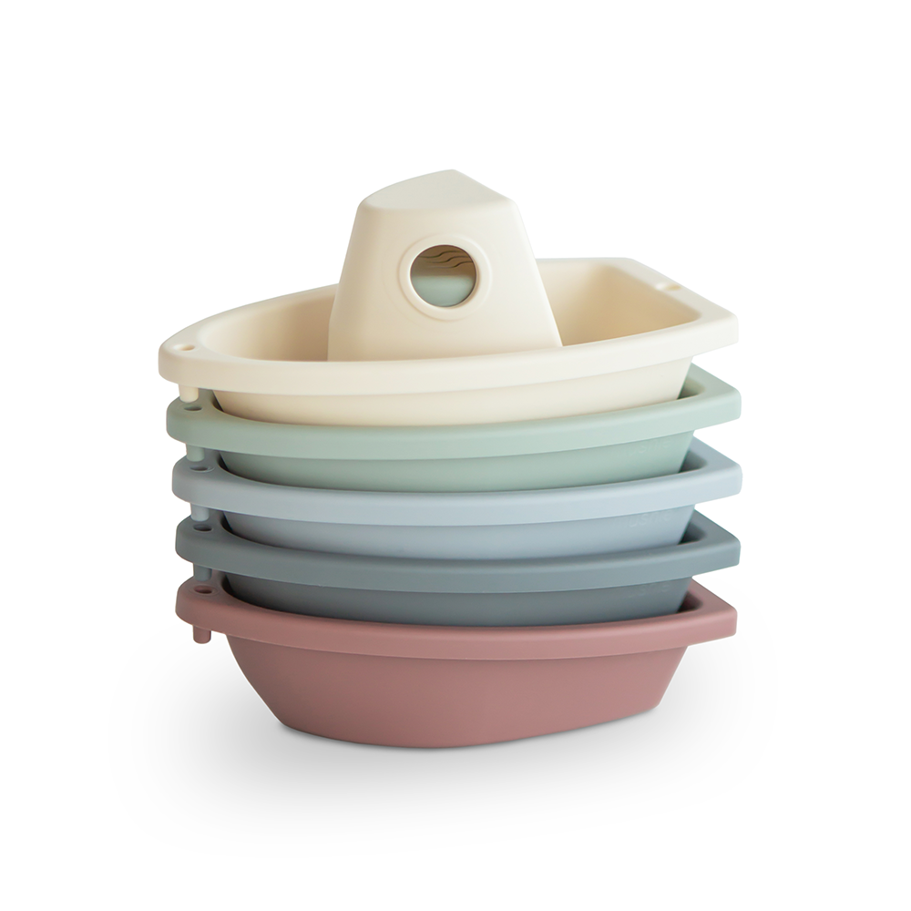Mushie Bath Play Set - Boats Original, , large