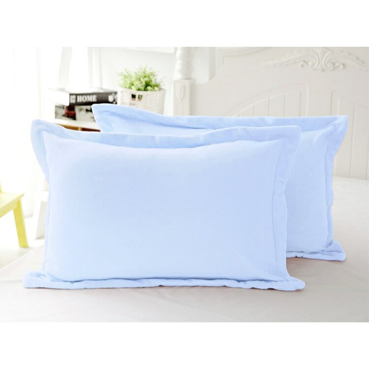 [CINN Official Store] Nano Far‑Infrared Powder Blue Brushed Pillowcases – 2‑Pack, , large