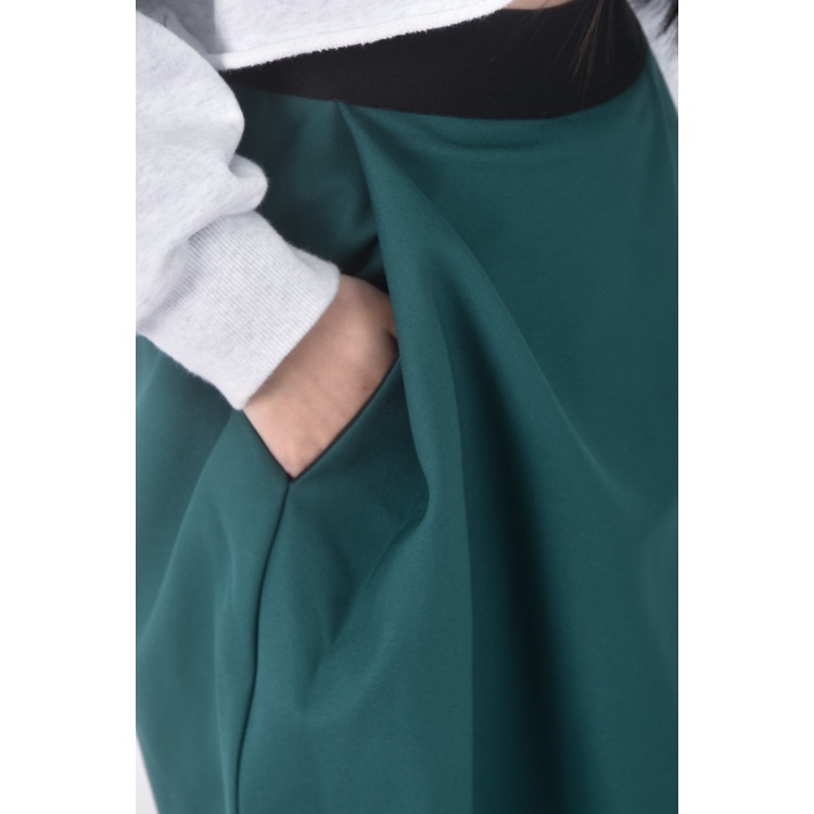 (M) moma質感綠色長裙二手衣, , large