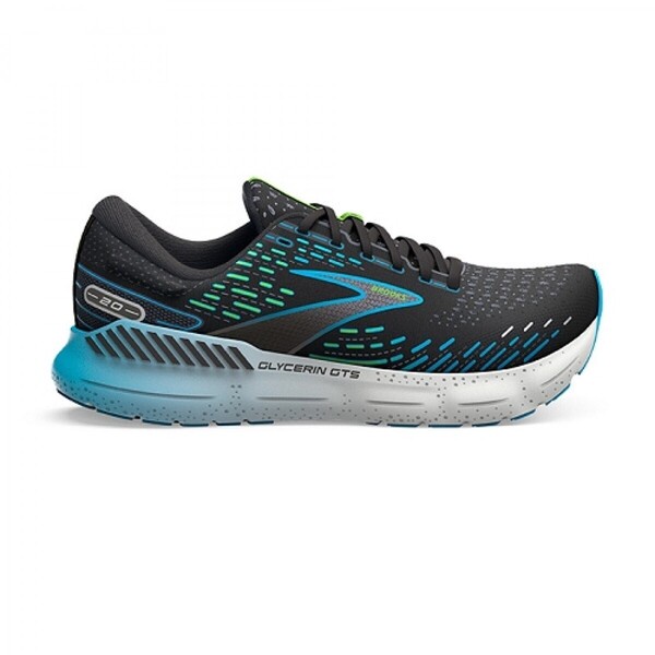 Brooks Glycerin Gts 20 男 慢跑鞋 運動 避震 緩衝 甘油系列 黑 藍 [1103831D006], , large