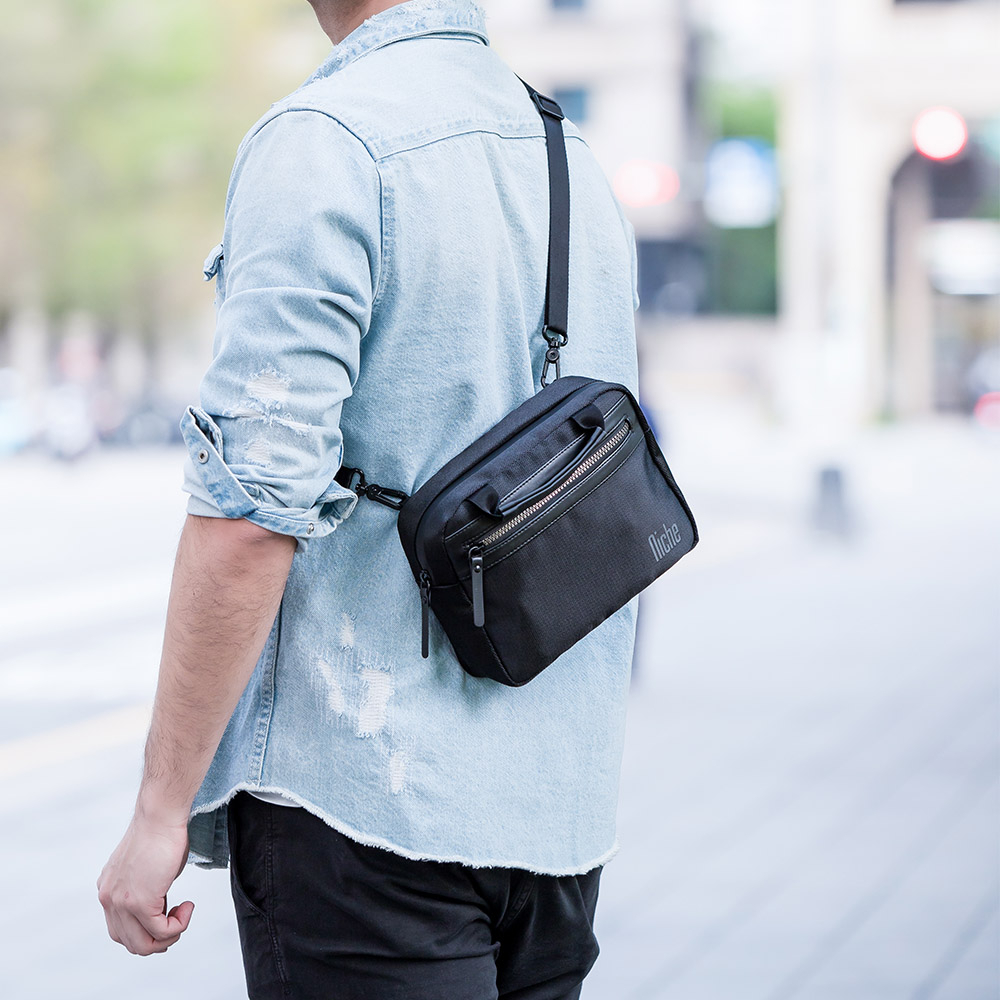 【Niche 樂奇】隨身側背包 機能小包 含頸掛/肩背帶) N-19812, , large