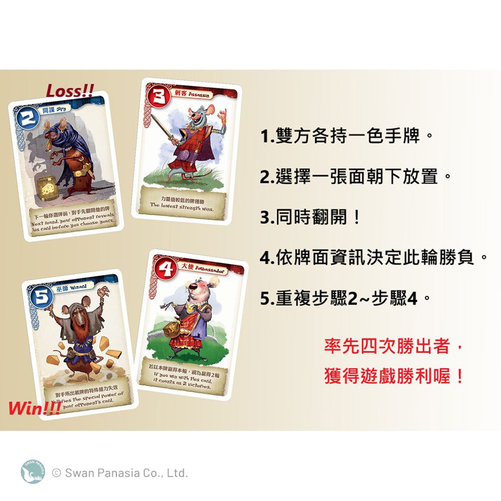 【新天鵝堡桌遊】鼠國稱王, , large