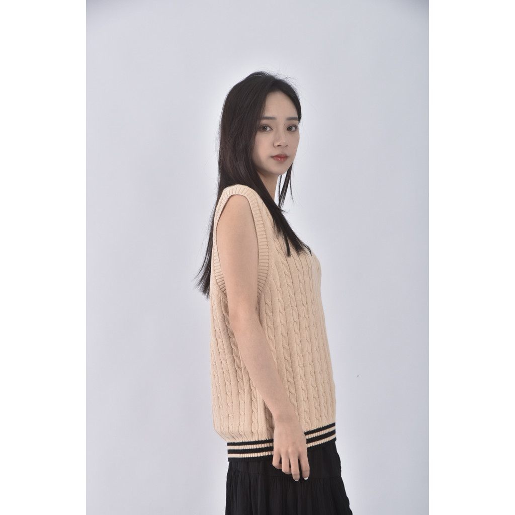 (M) kinloch anderson質感棉質純棉杏色上衣二手衣, , large