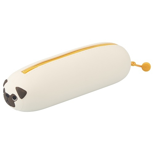 日本LIHIT A-7781 矽膠橫式筆筒/鉛筆盒(多款)小雞*大, , large