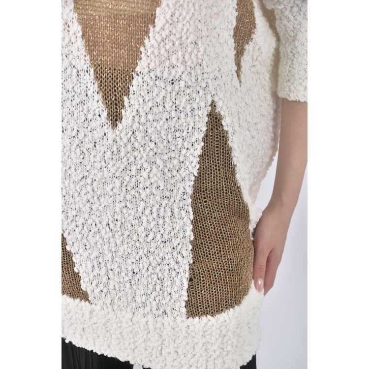 (F) iroo質感針織白色洋裝二手衣, , large