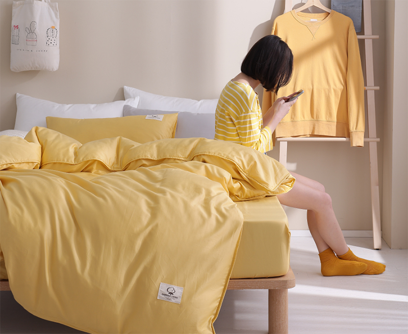 【Darphia 朵法亞】繽紛織品套組_雙人_( 枕套x2 兩用被x1 厚床包x1 ), , large