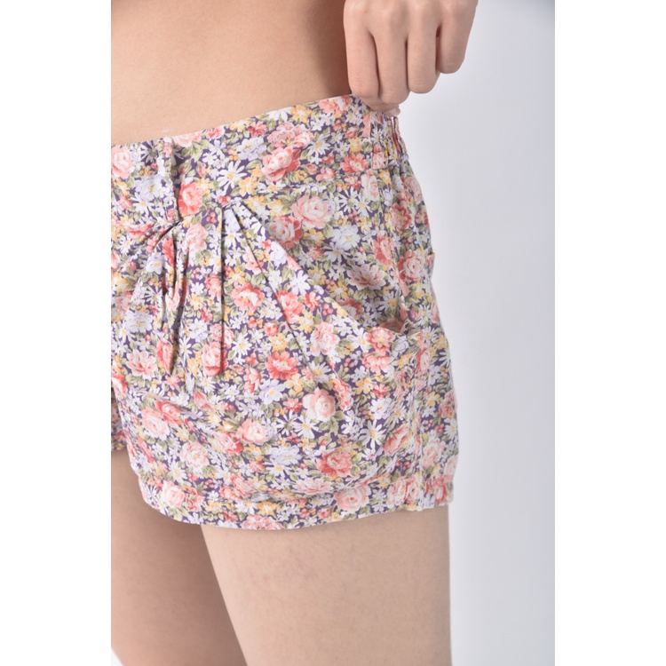 (L) 質感花紋粉色短褲二手衣, , large