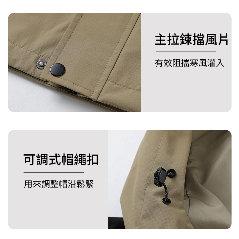 「關稅狂漲 我們狂降」DZRZVD杜戛地【250803防風防水連帽衝鋒衣】單件式，山系風格, , large
