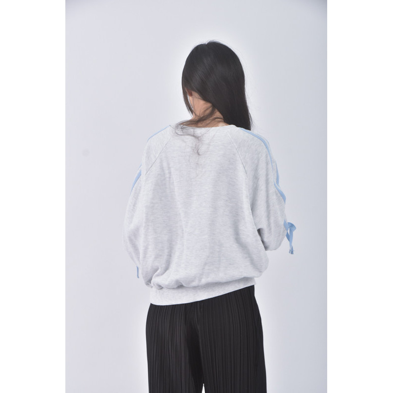 (XL) bring質感圓領灰色長袖上衣二手衣, , large